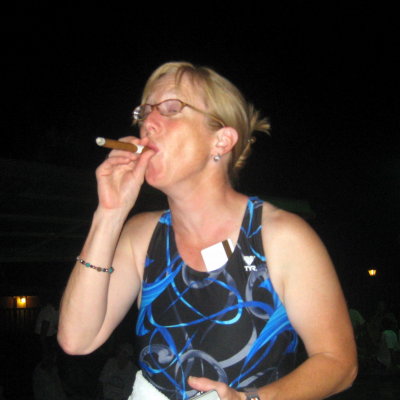 Mary (doesn't really) smokes