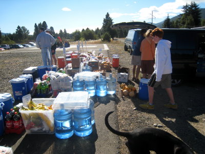 aid station supplies