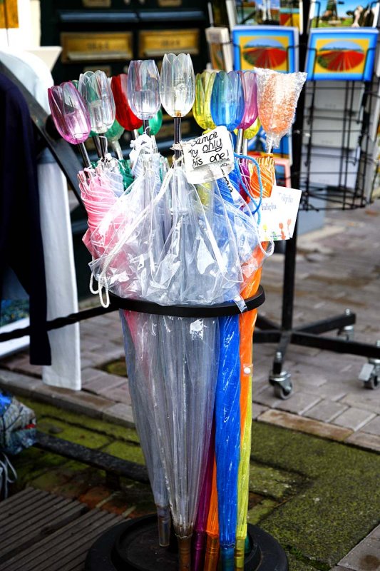 Tulip shaped umbrellas