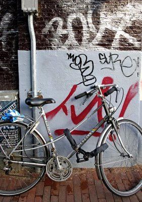 Bike and graffiti