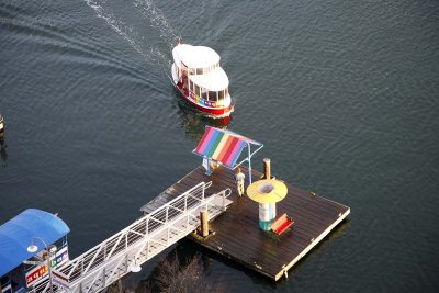 Ferry approaching the pier