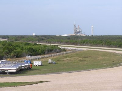 Space Shuttle Discovery on Launch Pad LC-39B