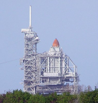 Space Shuttle Discovery on Launch Pad LC-39B