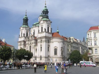 St. Nicholas Church in the Old Town Square