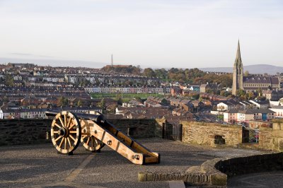 Another cannon and view over part of the city