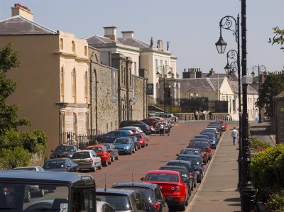 View along the street.