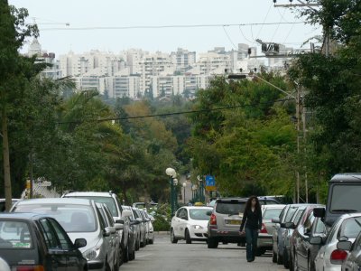 Ramat-Aviv viewed from Anatot Street