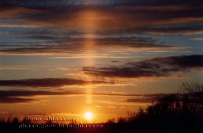 Sun Pillar at Beauport (9 nov. 2003)