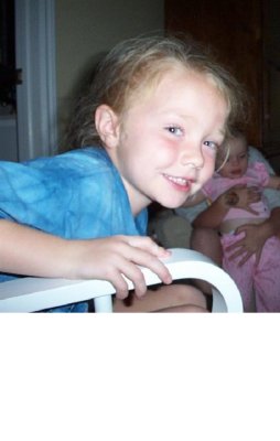 Special girl on her special day -- Courtneys Baptism September 2004.JPG