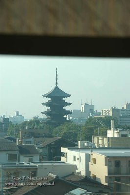 Kyoto from the train