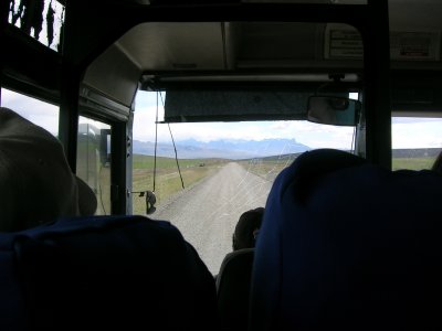 The buses were clean and timely
