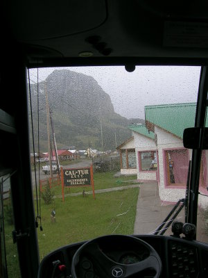 At least it was warm in the bus