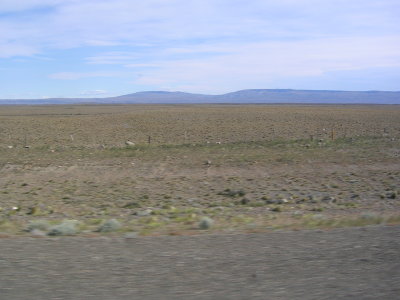 Dry barren steppe