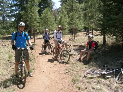 Near the summit before heading down Little Bear