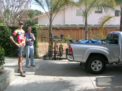 Loading up at Pat's house