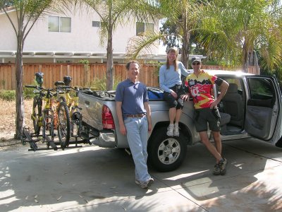 The team ready to go