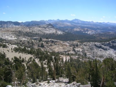 The view west-ish with Matthes Crest on the LHS