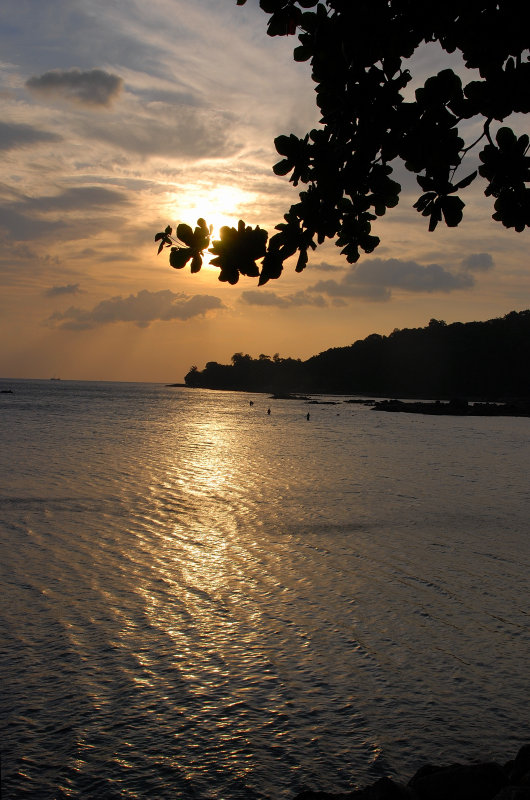 Sunset Charm on the Beach of Langkawi