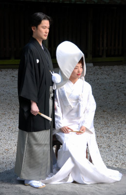 A charming couple wedding photo