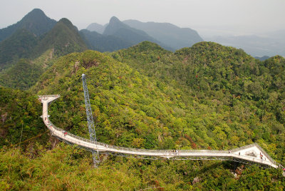 A hanging Bridge 700 metres above sea level