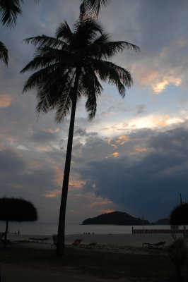 Colours of the Sunset at Pelangi Hotel Beach