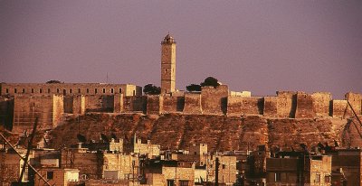 Aleppo Citadle Walls