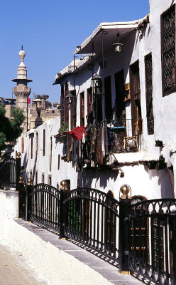 Inside the walls of the old Damascus Citadel