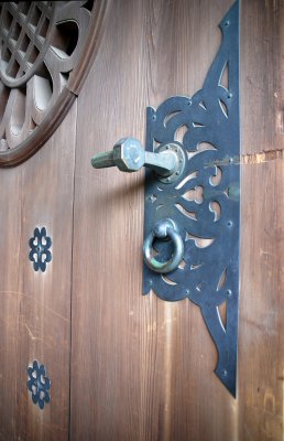 A temple door lock