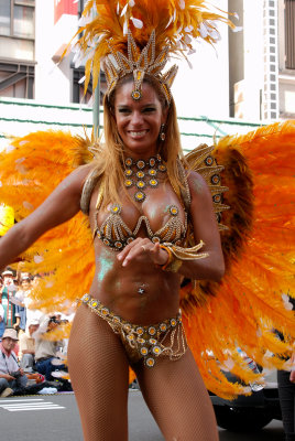 A Genuine Brazilian Samba Dancer