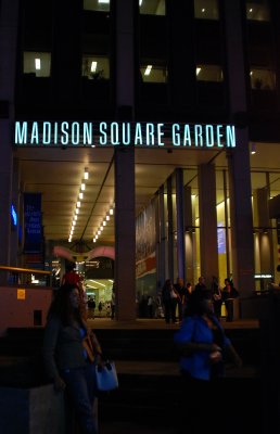 Always live at Madison Square Garden