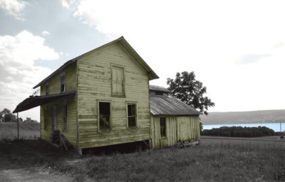 barn on Cayuga Lake...