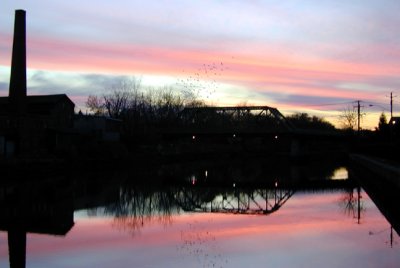 mill silhouette....