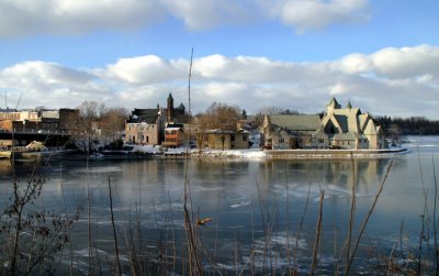 trintiy to the ovid st. bridge..winter