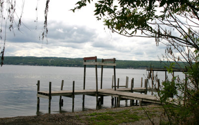 dock on Seneca Lake...