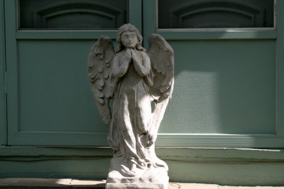 angel at the doorway...