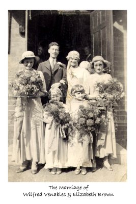 Elizabeth G.M. Brown & Wilfred Venables (Wedding Day)