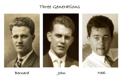 Family resemblances , grandfather, father & brother