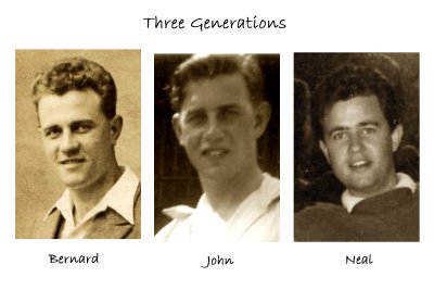 Family resemblances , grandfather, father & brother