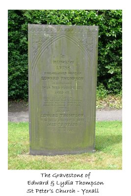 The Grave of Edward & Lydia Thompson