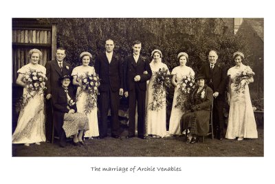 Archie Venables wedding