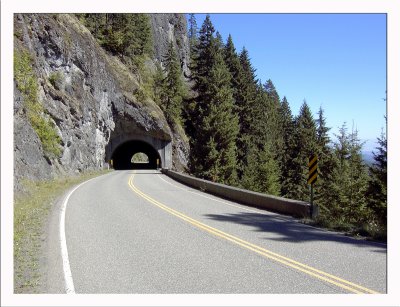 Tunnel on Road to Hurricane Ridge