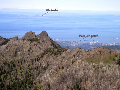 View From the top of Hurricane Hill