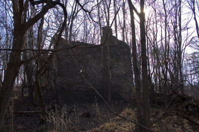 Spooky view of the main building