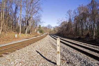 Thomas Viaduct Tracks Converge