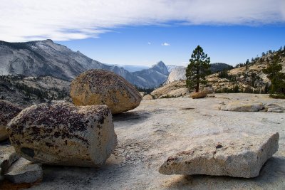 View from Olmstead Point on road to Tuolumne Meadows