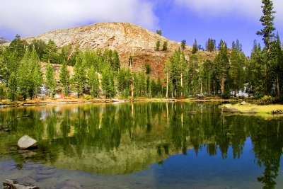 across from Tioga Lake