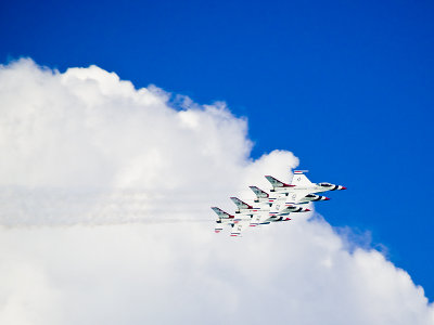 Air Force Thunderbirds at Waikiki