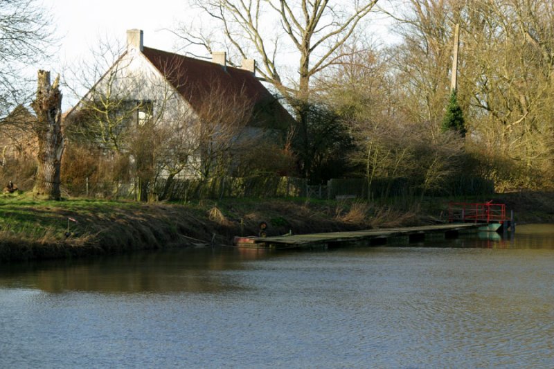 House at canal
