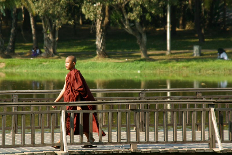 at Kandawgyi Lake