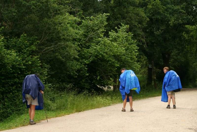 Wet Pilgrims on route